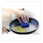 A Picture of product MMM-5295 Scotch-Brite® Non-Scratch Multi-Purpose Scrub Sponge 4.4 x 2.6, 0.8" Thick, Blue, 9/Pack