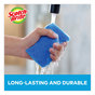 A Picture of product MMM-5295 Scotch-Brite® Non-Scratch Multi-Purpose Scrub Sponge 4.4 x 2.6, 0.8" Thick, Blue, 9/Pack