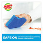 A Picture of product MMM-5295 Scotch-Brite® Non-Scratch Multi-Purpose Scrub Sponge 4.4 x 2.6, 0.8" Thick, Blue, 9/Pack