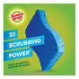 A Picture of product MMM-5295 Scotch-Brite® Non-Scratch Multi-Purpose Scrub Sponge 4.4 x 2.6, 0.8" Thick, Blue, 9/Pack