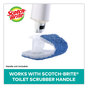 A Picture of product MMM-558RF Scotch-Brite® Disposable Toilet Scrubber Refill Blue/White, 10/Pack