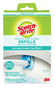 A Picture of product MMM-558RF Scotch-Brite® Disposable Toilet Scrubber Refill Blue/White, 10/Pack