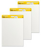 A Picture of product MMM-559VAD203 Post-it® Easel Pads Super Sticky Self-Stick Vertical-Orientation Unruled, 25 x 30, White, Sheets, 3/Pack