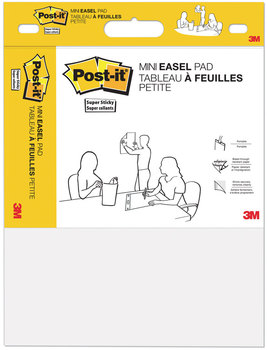 Post-it® Easel Pads Super Sticky Self-Stick Vertical-Orientation Unruled, 15 x 18, White, 20 Sheets, 2/Pack