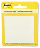 A Picture of product MMM-600TRSPT Post-it® Transparent Notes 2.88" x 36 Sheets/Pad