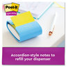 A Picture of product MMM-6228SSJOY Post-it® Notes Super Sticky Pads in Summer Joy Color Collection Colors 1.88" x 90 Sheets/Pad, 8 Pads/Pack