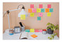 A Picture of product MMM-65412SSMIA Post-it® Notes Super Sticky Pads in Supernova Neon Colors Collection 3" x 90 Sheets/Pad, 12 Pads/Pack