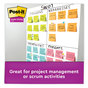 A Picture of product MMM-65412SSMIA Post-it® Notes Super Sticky Pads in Supernova Neon Colors Collection 3" x 90 Sheets/Pad, 12 Pads/Pack