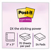 A Picture of product MMM-65424SSJOYCP Post-it® Notes Super Sticky Note Pads in Cabinet Pack. 3 X 3 in. Summer Joy Colors Collection. 70 sheets/pad, 24 pads/pack.