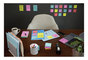 A Picture of product MMM-65424SSMIACP Post-it® Notes Super Sticky Pads in Cabinet Pack. 3 X 3 in. Supernova Neon Colors Collection. 70 sheets/pad, 24 pads/pack.