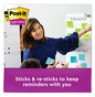 A Picture of product MMM-65424SSMIACP Post-it® Notes Super Sticky Pads in Cabinet Pack. 3 X 3 in. Supernova Neon Colors Collection. 70 sheets/pad, 24 pads/pack.