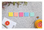 A Picture of product MMM-6603SSJOY Post-it® Notes Super Sticky Ruled Note Pads. 4 X 6 in. Summer Joy Collection Colors. 90 sheets/pad, 3 pads/pack.