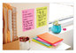 A Picture of product MMM-6603SSMIA Post-it® Notes Super Sticky Pads in Supernova Neon Colors Collection Note Ruled, 4" x 6", 90 Sheets/Pad, 3 Pads/Pack