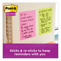 A Picture of product MMM-6603SSMIA Post-it® Notes Super Sticky Pads in Supernova Neon Colors Collection Note Ruled, 4" x 6", 90 Sheets/Pad, 3 Pads/Pack