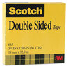 A Picture of product MMM-665341296 Scotch® Double-Sided Tape 3" Core, 0.75" x 36 yds, Clear