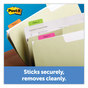 A Picture of product MMM-686F50WH Post-It® Tabs Lined 1/5-Cut, White, 2" Wide, 50/Pack