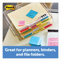 A Picture of product MMM-686F50WH Post-It® Tabs Lined 1/5-Cut, White, 2" Wide, 50/Pack