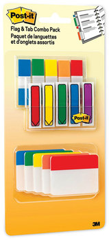 Post-it® Flags & Tabs Combo Pack and Assorted Primary Colors, 230/Pack