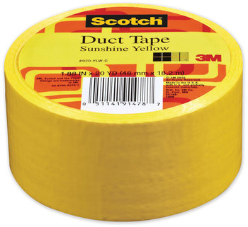 Scotch® Duct Tape 1.88" x 20 yds, Sunshine Yellow