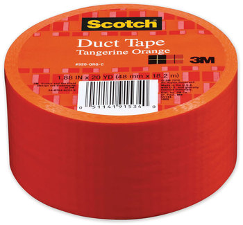 Scotch® Duct Tape 1.88" x 20 yds, Tangerine Orange