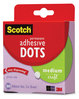 A Picture of product MMM-70005077485 Scotch® Mounting Adhesive Dots 0.3" dia, Transparent, 300/Pack