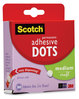 A Picture of product MMM-70005077485 Scotch® Mounting Adhesive Dots 0.3" dia, Transparent, 300/Pack