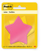 A Picture of product MMM-70005114114 Post-it® Notes Die-Cut Star Shaped Notepads 2.6" x Assorted Colors, 75 Sheets/Pad, 2 Pads/Pack