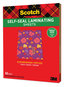 A Picture of product MMM-70005182392 Scotch™ Self-Sealing Laminating Sheets 6 mil, 9.06 x 11.63, Gloss Clear, 50/Pack