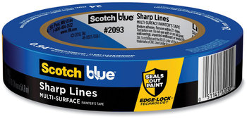 ScotchBlue™ Sharp Lines Multi-Surface Painter's Tape 3" Core, 0.94" x 60 yds, Blue