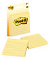 A Picture of product MMM-70016076773 Post-it® Notes Original Pads in Canary Yellow Note Ruled, 3" x 100 Sheets/Pad, 2 Pads/Pack