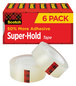 A Picture of product MMM-700K6 Scotch® Super-Hold Tape Refill 1" Core, 0.75" x 27.77 yds, Transparent, 6/Pack