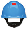 A Picture of product MMM-H703SFRUV 3M™ SecureFit™ H-Series Hard Hats H-700 Cap with UV Indicator, 4-Point Pressure Diffusion Ratchet Suspension, Blue