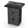 A Picture of product TRK-6032120 Tork Xpressnap® In-Counter Napkin Dispenser. 13.5 X 9.9 X 7 in. Licorice color.