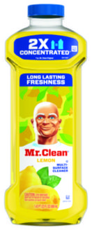 Mr Clean Multipurpose Cleaning Solution, Lemon, 23 Oz Bottle, 9/Carton