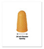 A Picture of product CSC-098172 COSCO Rubber Fingertip Pads. Size 11, Small. Amber. 12/pack.