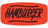 A Picture of product 978-194 Little Grabber Label. Printed "Hamburger"