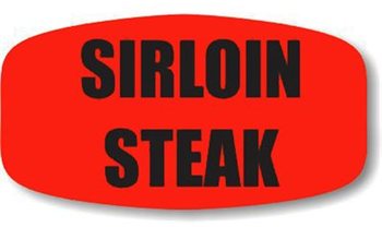 LABEL SIRLOIN STEAK L.G..