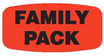 Little Grabber Label.  Printed "Family Pack"