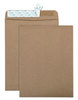 A Picture of product QUA-44511 Quality Park™ 100% Recycled Brown Kraft Redi-Strip™ Envelope,  9 x 12, Brown Kraft, 100/Box