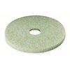 A Picture of product MMM-500018 3M™ TopLine 5000 Low-Speed Autoscrubber Floor Pads. 18 in. Green/Amber. 5/carton.