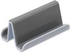 A Picture of product AVT-37523 Advantus Fusion Double-Sided Business Card Holder Holds 2.25 x 4 Cards, Polypropylene, Gray/White