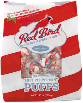 Red Bird Candy Break Soft Peppermint Puffs Tub, 46 oz
