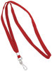 A Picture of product AVT-75425 Advantus Deluxe Lanyard Lanyards, Metal J-Hook Fastener, 36" Long, Red, 24/Box