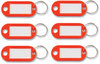 A Picture of product AVT-KEY98018 Advantus Key Tags Label Window 0.88 x 0.19 2, Red, 6/Pack