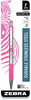 A Picture of product ZEB-37111 Zebra® F-301® Retractable Ballpoint Pen Fine 0.7 mm, Black Ink, Stainless Steel/Pink Barrel