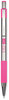 A Picture of product ZEB-37111 Zebra® F-301® Retractable Ballpoint Pen Fine 0.7 mm, Black Ink, Stainless Steel/Pink Barrel