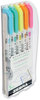 A Picture of product ZEB-78105 Zebra® Mildliner Double Ended Highlighter Assorted Ink Colors, Bold-Chisel/Fine-Bullet Tips, Barrel 5/Pack