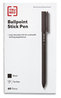 A Picture of product TUD-24328150 TRU RED™ Ballpoint Stick Pen Medium 1 mm, Black Ink, Barrel, 60/Pack