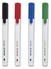A Picture of product TUD-24376590 TRU RED™ Dry Erase Marker Pen-Style, Fine Bullet Tip, Assorted Colors, 4/Pack