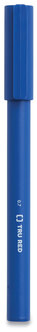 TRU RED™ Quick Dry Gel Stick Pen Medium 0.7 mm, Blue Ink, Barrel, 5/Pack